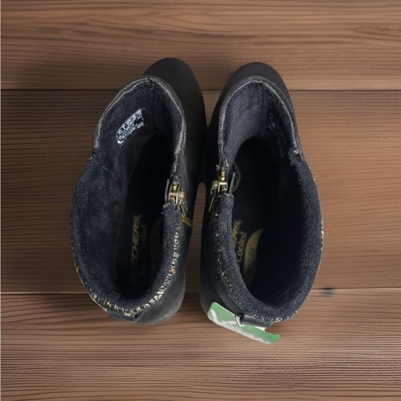 Skechers Women's Arch Fit Marlie Weekend Chat Boots Black Size 8 - Picture 4 of 6